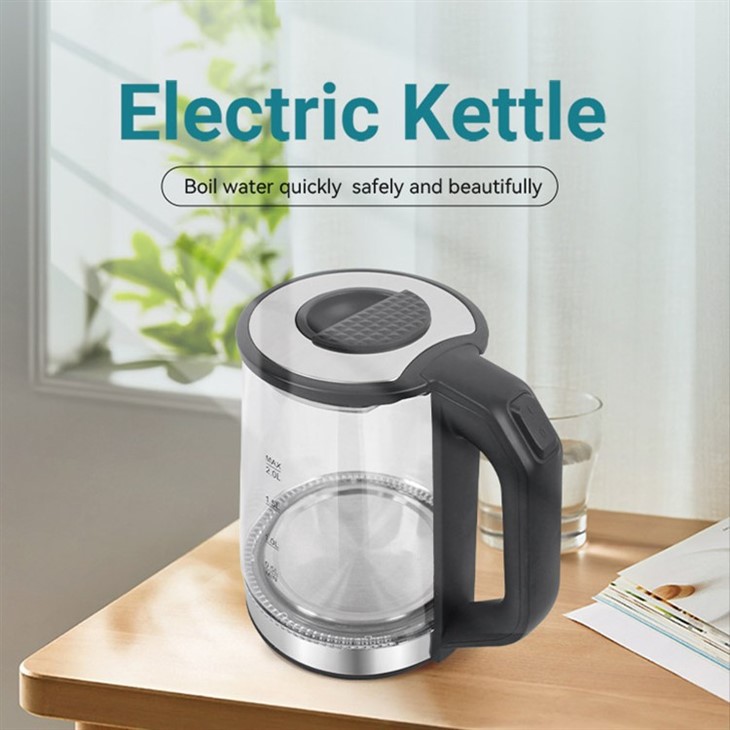 2.0 Litre Kettle Glass Body Electric Kettle
