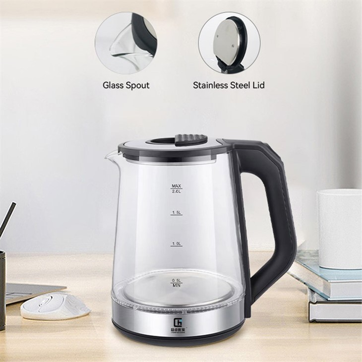 2.0 Litre Kettle Glass Body Electric Kettle